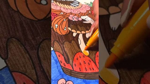 coloring tutorial: миллион милых животных в Лулу Майо | фломастеры Erhaft #раскрашенноезамесяц