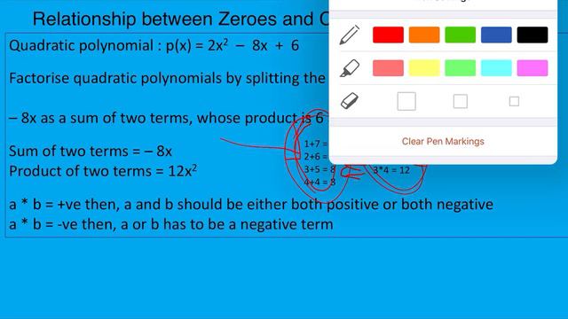 10th CBSE Polynomials part 2 смотреть онлайн