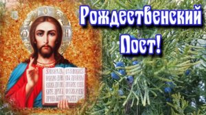 С Рождественским Постом! Красивая музыкальное поздравление для друзей Открытка Рождественский Пост