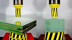 HYDRAULIC PRESS VS TEMPERED AND ORDINARY GLASS