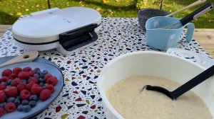НОРВЕЖСКИЕ ВАФЛИ С ОВСЯНКОЙ РЕЦЕПТ РОЗЫГРЫШ ВАФЕЛЬНИЦЫ NORWEGIAN WAFFLES RESIPE UNDER VIDEO