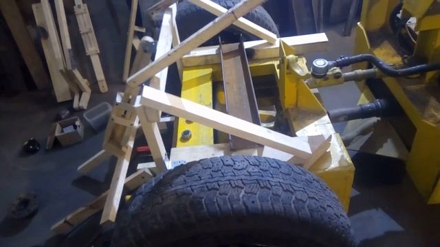 Макет навески под снежный отвал на помогатор переломку. смотреть онлайн