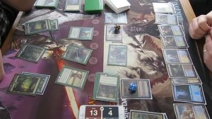 MTG - Fog Walkers Vs Elves - Game 1 - Modern Magic the Gathering