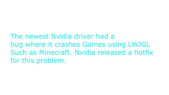 minecraft driver 378.49 error fix. NO DOWNGRADE смотреть онлайн