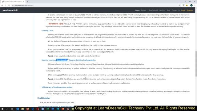 Comparison between SAS, R and Python смотреть онлайн
