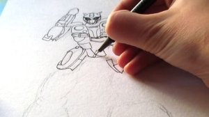 Как нарисовать Трансформера БАМБЛБИ /Простые рисунки для срисовки