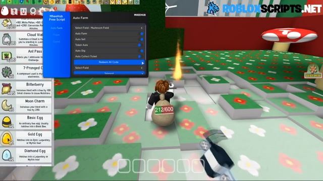 [BEST OP] Roblox Bee Swarm Simulator Hack Script GUI: Auto Farm, Auto Sell, Auto Dig & More! смотреть онлайн