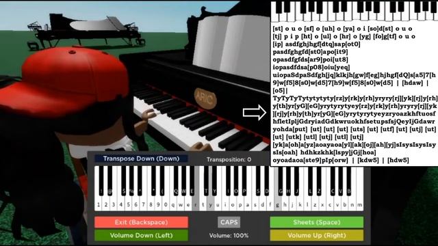 How to Play | Piano Sonata No.16 in C Major (Mozart) | ROBLOX Piano Sheet смотреть онлайн