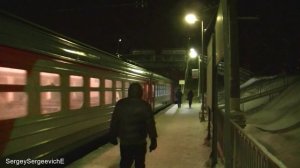 Электропоезд ЭР2Т-7134 платформа Пионерская