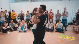 Kizomba Demo at Ginga Festival, Eddy Vents and Anusha