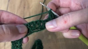 Объемная елка крючком