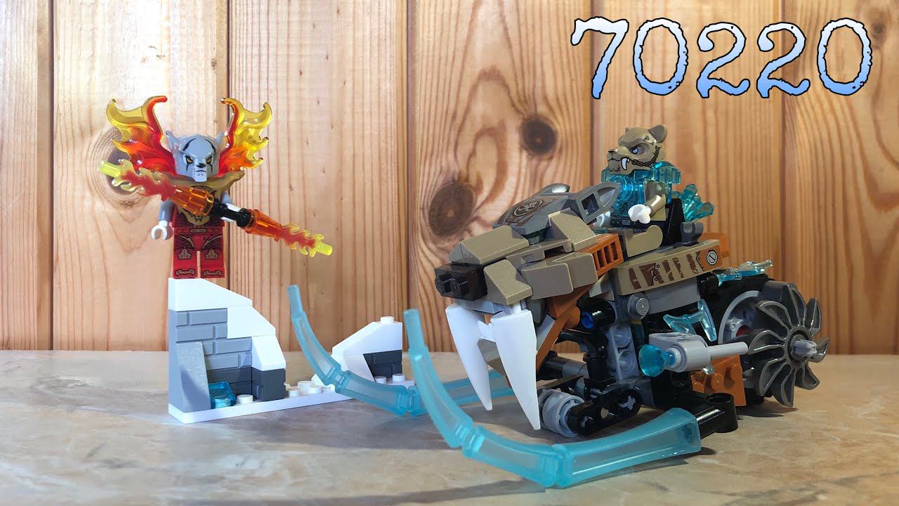 Обзор на набор Lego Legends of Chima 70220 Саблецикл Стрейнора смотреть онлайн