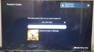 How to Redeem Mortal Kombat 11 Ultimate Code on PS5 Console? Kombat Pack 1 & 2, Aftermath