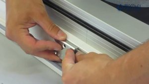 8 Складные раздвижные GU 923 823 установка стопорных планок