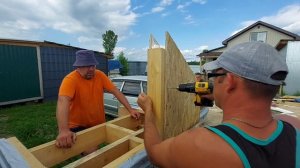 Инструкция по сборке дома из сип панелей. Шаг за шагом. Часть 5.