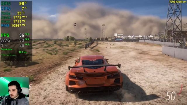 GT 1030 | Forza Horizon 5 - 1080p, 900p, 720p - Very Low / Low / Medium смотреть онлайн