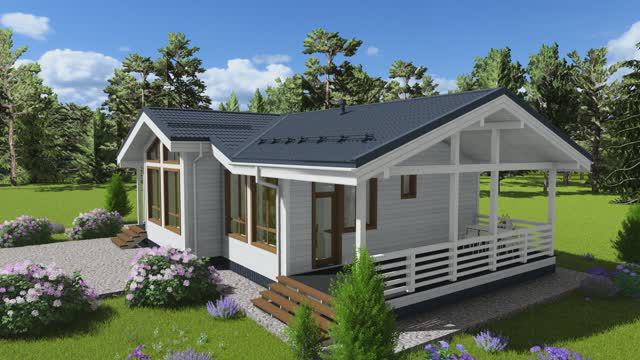 Каркасный дом Анталия 127-1 по PREFAB технологии 👍🤩🎁
