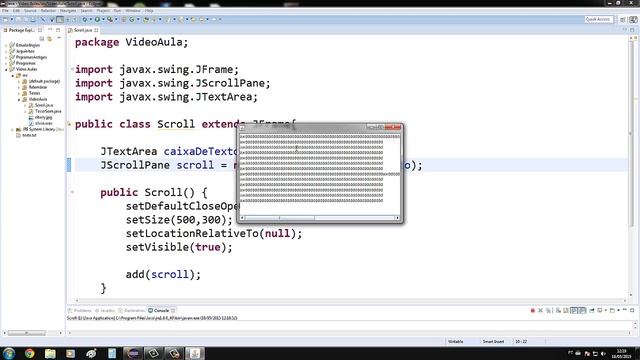 Aula de Java 075 - JScrollPane, barra de rolagem смотреть онлайн