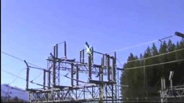 138kv Electrical Switch, комутация высоковольтной сети, электрический разряд