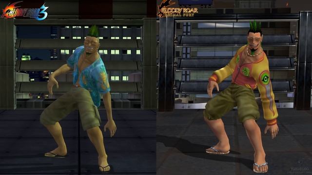 Bloody Roar 3 vs Bloody Roar 4 (Primal Fury) - All Character Models Comparison смотреть онлайн