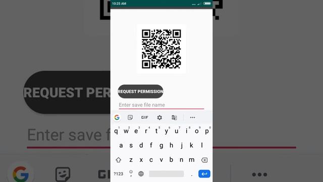 Android QRCode Generator App