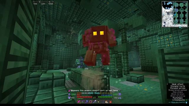 Raiding a Blue Sky Nature Dungeon | Medieval Minecraft 1.16.5 смотреть онлайн