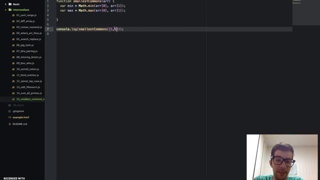 Smallest Common Multiple -- JavaScript -- Free Code Camp