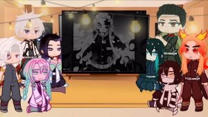 Hashiras react to giyuu tomioka |  Demon slayer