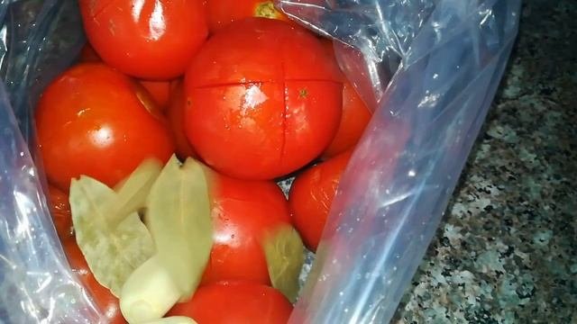 Как приготовить быстрые помидоры в пакете Вкусные помидоры.