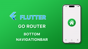 Flutter Go Router With BottomNavigationBar. Push Navigation