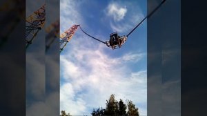 Страшно весёлый аттракцион "Катапульта". Екатеринбург 2017. Scary fun attraction "Catapult".
