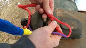 Как сделать эластичный буксир для SUP