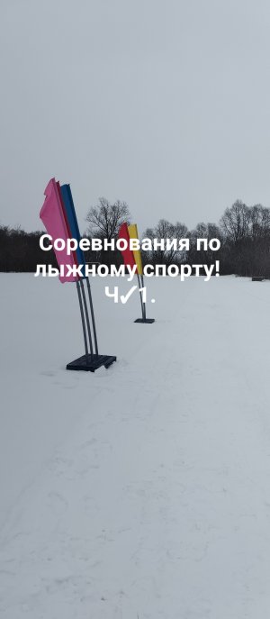 Лыжня Ч.✓1?.Мичуринскоий район с.Гололобовка?Лыжная трасса и тренировка,обкатка трассы ?