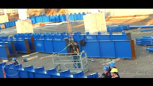 Видеосъёмка строительства с воздуха - Аэросъёмка