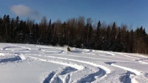 Ski Doo MXZ X-RS 800 2007   Fresh Powder Field Ride !