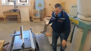 Освоение приемов работы на фуговальных и рейсмусных станках