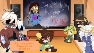 Undertale reacts "GAME OVER PMV" |×| Gacha Club |×| Wadness