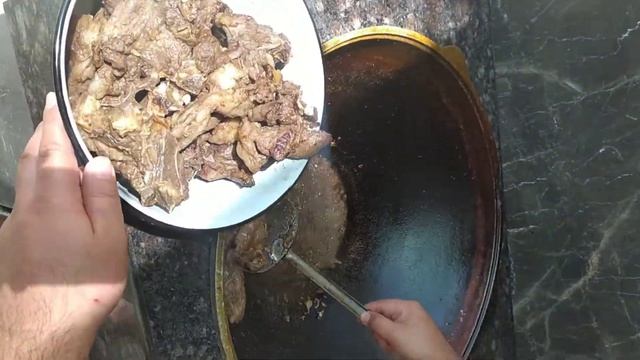 новый рецепт - Куй буйин гуштидан козон кабоб