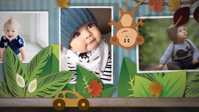 У нас мальчик! Слайд-шоу на заказ, сюжетное видео-поздравление с днём рождения! смотреть онлайн