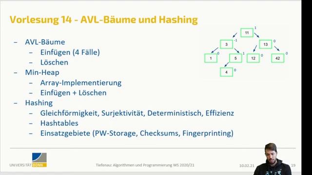 AlPro - Vorlesung 25 - Wiederholung - 10.02.21 смотреть онлайн