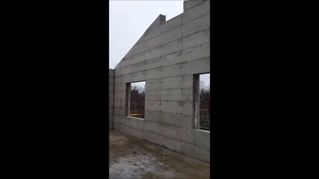Строительство частного загородного одноэтажного монолитного дома из Несъемной опалубки Техноблок