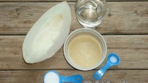 Желе из дыни