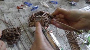 Подсвечник "Звезда" из газетных трубочек