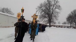 Крестный Ход вокруг Рязанского кремля с мироточивой иконой Божией Матери «Нечаян