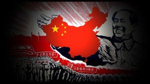 Китайская коммунистическая песня - "Red Sun in the Sky"