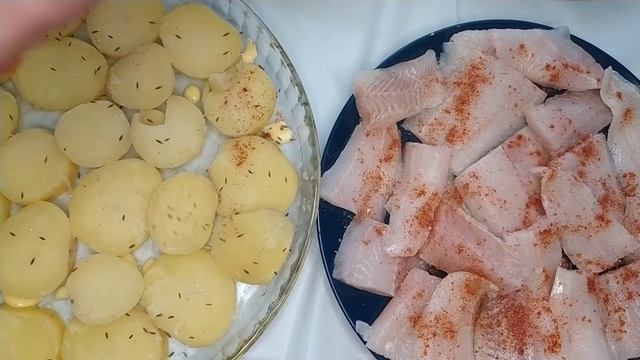 Обалденная рыба по-французски! Безумно вкусно. Сытно. Недорого! смотреть онлайн