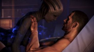 Mass Effect 3 роман с Лиарой