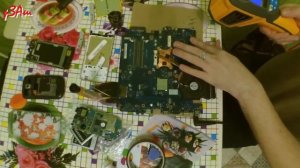 Samsung R540 не включается, диагностика, пирометр-тепловизор