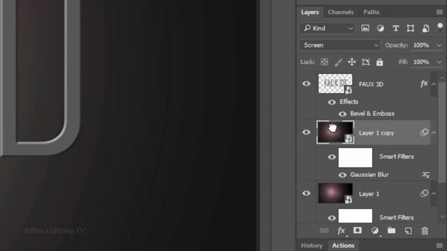 Photoshop Tutorial: How to Create Awesome, FAUX 3-D Text смотреть онлайн