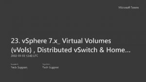 23. vSAN vs vVols | vSwitch vs Distributed vSwitch Architecture | vDS Private VLAN & Port Mirroring